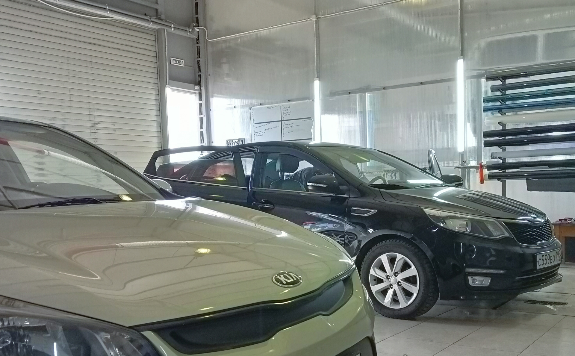 Тонировка задней полусферы — KIA Rio (3G), 1,6 л, 2015 года | тюнинг ...