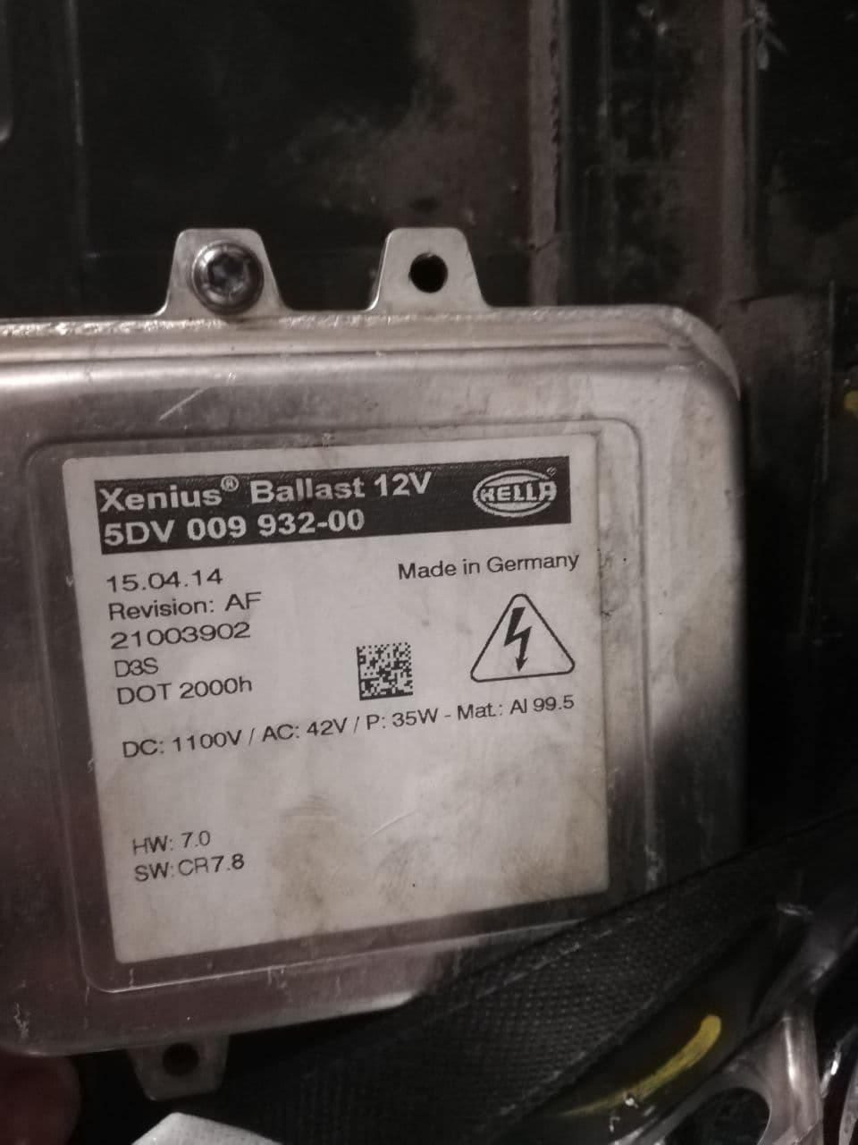 Вопрос на счет блока розжига и лампы — Opel Astra J, 1,6 л, 2010 года ...