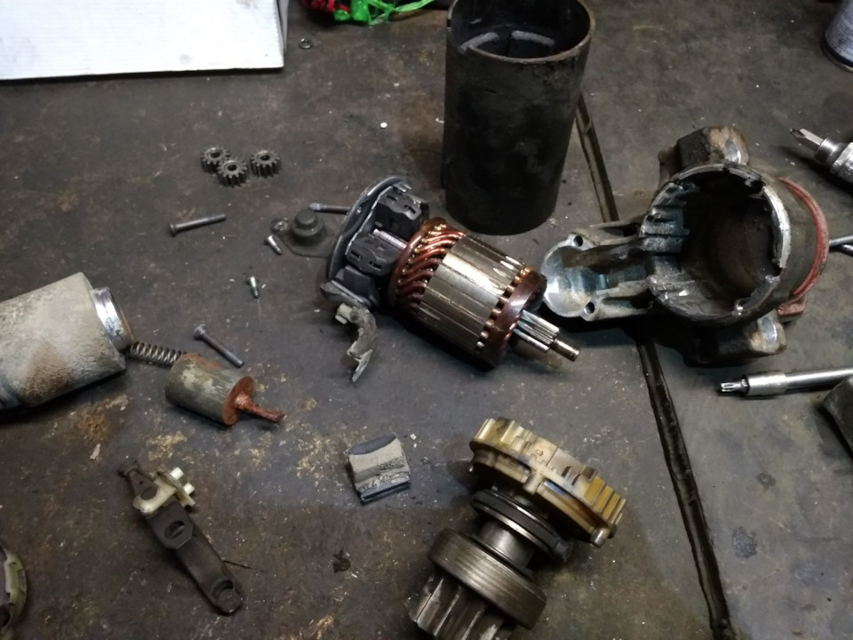 Ремонт снятого стартера с автомобиля Ford Transit 2011 года, г. Рязань ...