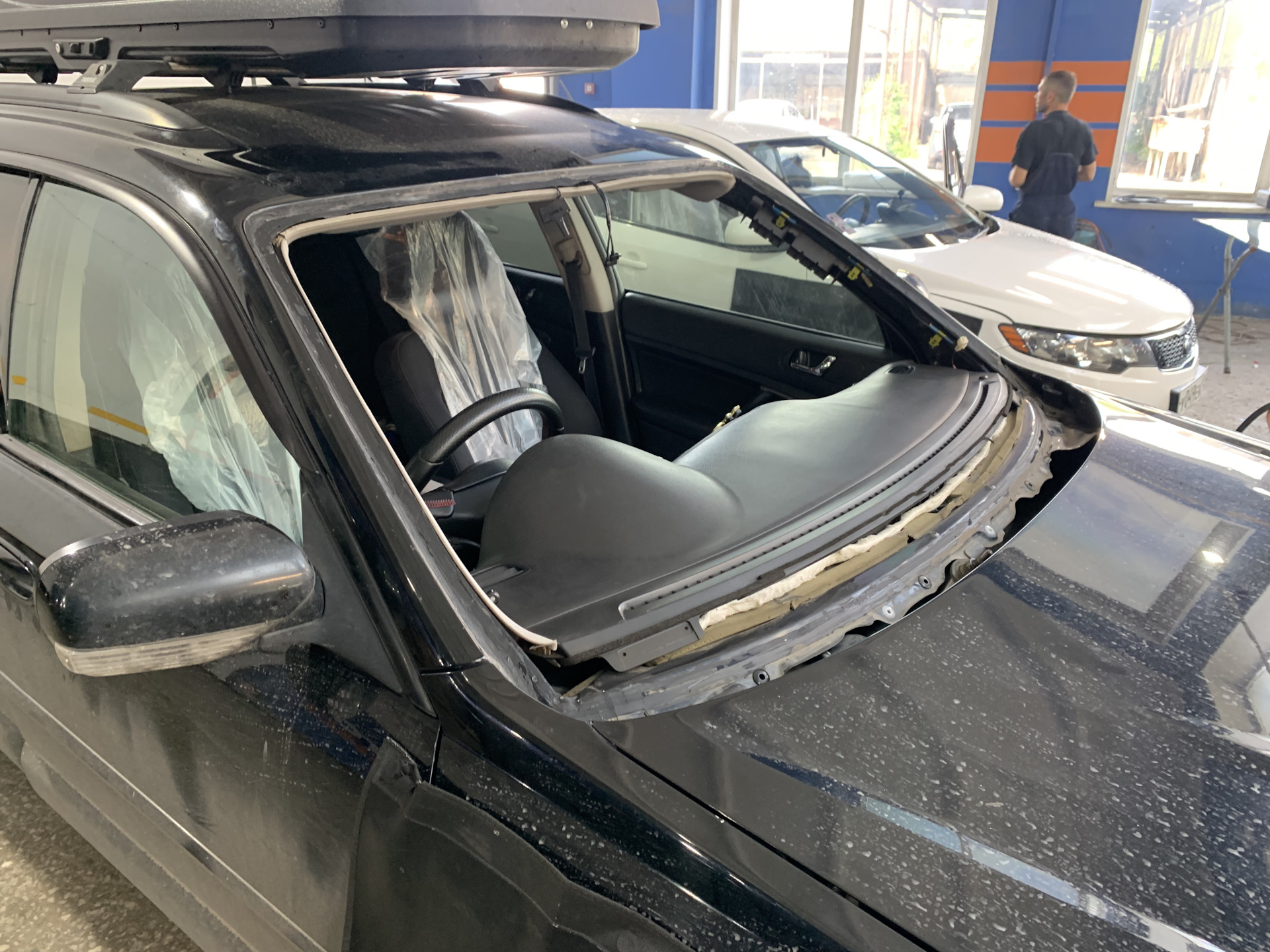Замена стекла по гарантии автотрейд — Subaru Outback (BP), 3 л, 2004 ...