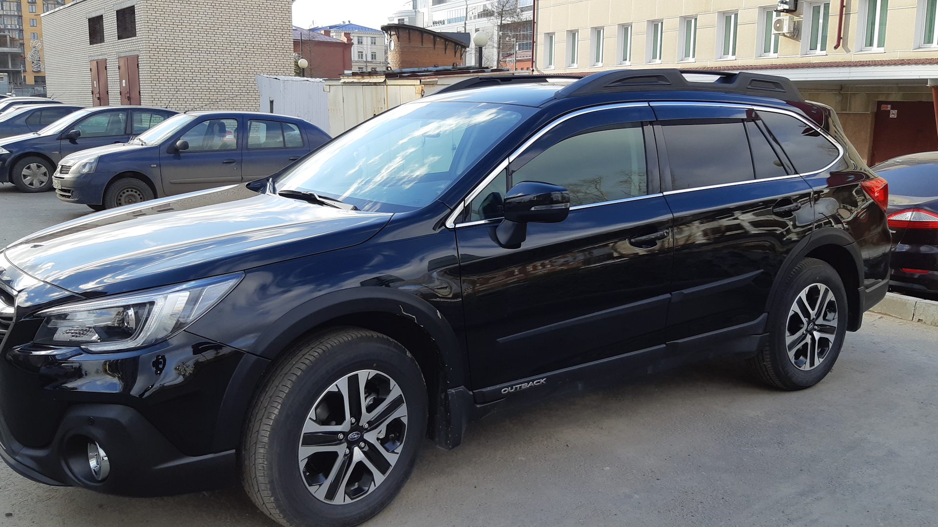 Subaru Outback (BS) 2.5 бензиновый 2018 | Черный ворон 2018 на DRIVE2