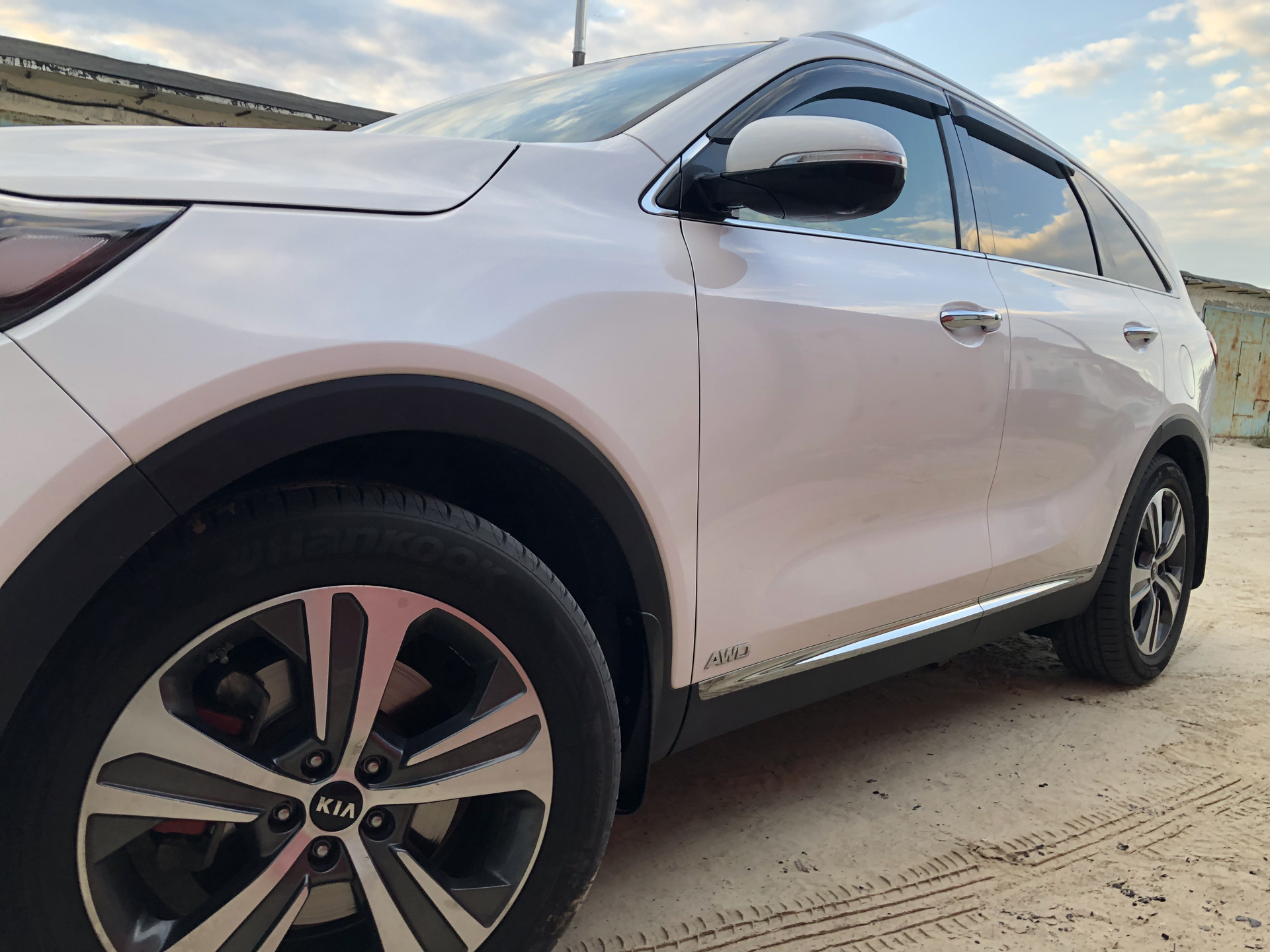 Снял пороги! — KIA Sorento (3G), 3,5 л, 2018 года | аксессуары | DRIVE2