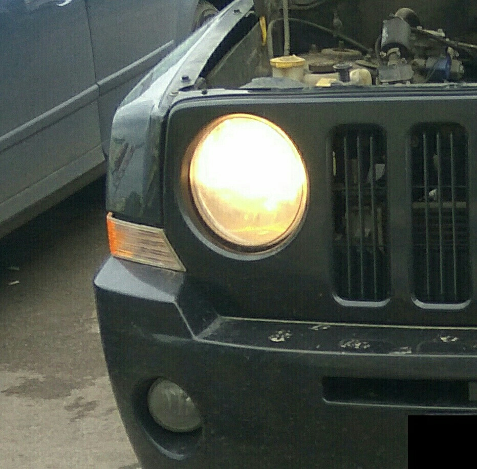 Как разобрать фару jeep patriot