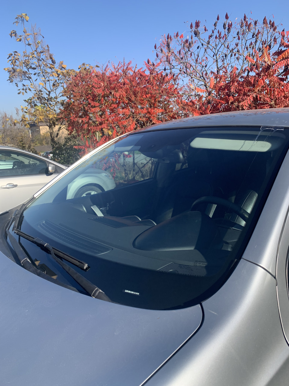 26. Замена лобового стекла — Nissan Qashqai (1G), 2 л, 2008 года ...