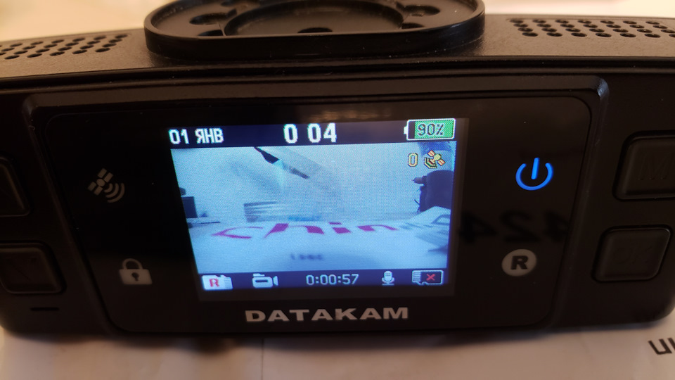 Замена аккумулятора в видеорегистраторе Datakam 5 — KIA Sorento (2G), 2 ...