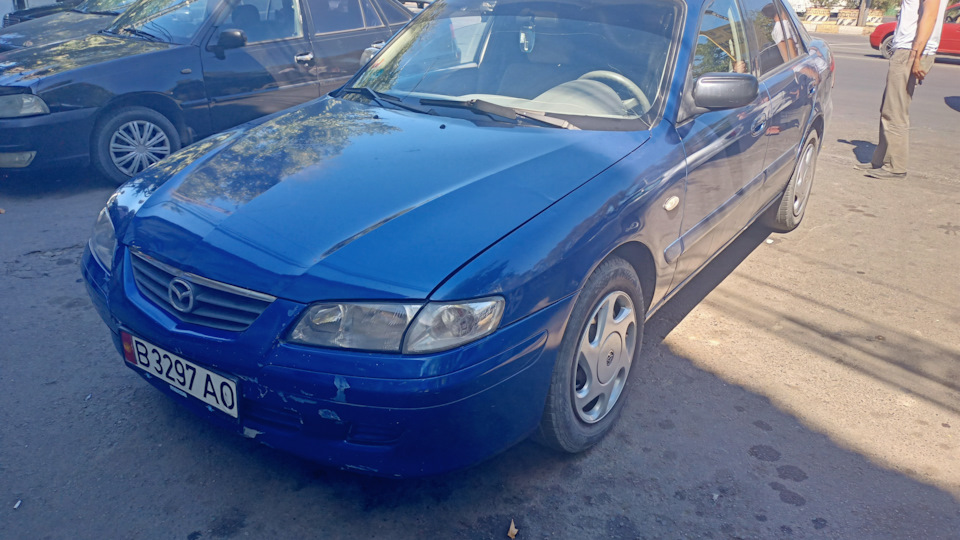 Mazda 626 V (GF) 1.8 бензиновый 2001 | Синий_Электра на DRIVE2