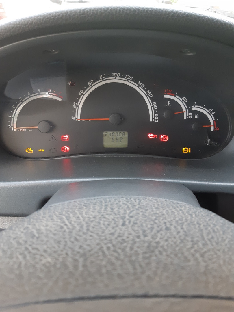 Photo from the logbook Lada Priora hatchback