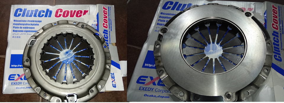 Корзина DAIKIN/EXEDY MBC568 (MR534354) — Mitsubishi Galant (8G). Запчасти на фото: MBC568, MR534354