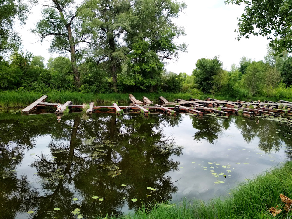 Понтонные мостики через реку — Honda Element