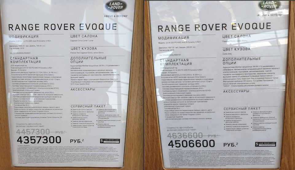 Эвок или дискавери спорт что лучше