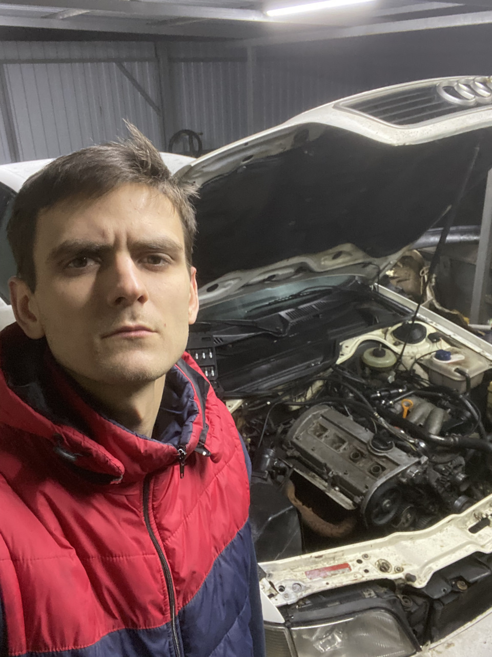 Подарок на нг от ауди.Загнуло клапана. — Audi A6 (C4), 1,8 л, 1996 года ...