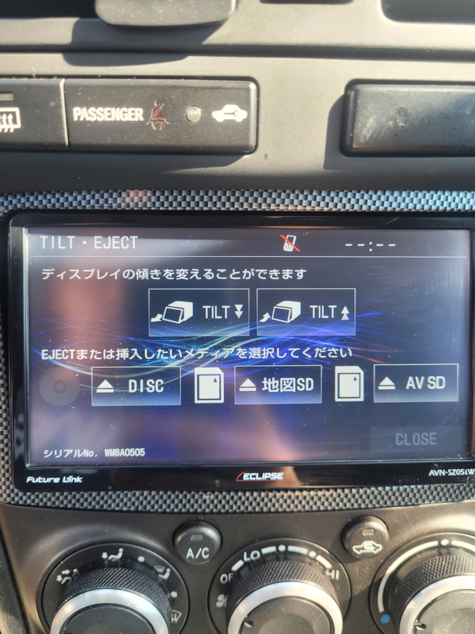 Русификация магнитолы Eclipse AVN-Z05iW — Toyota Avensis II