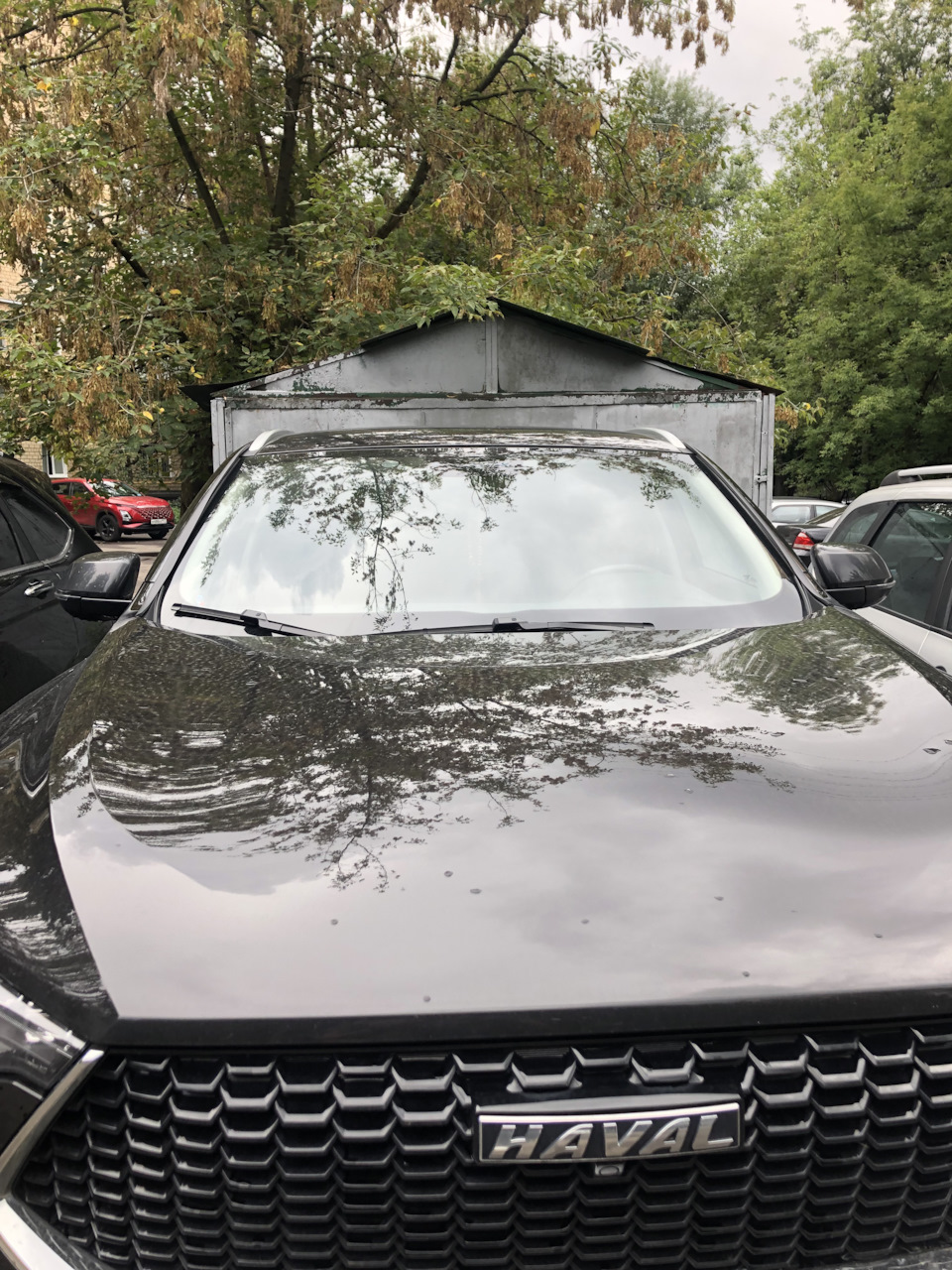 Стрелка-дефлекторы(водосток)лобового стекла — Haval F7x, 1,5 л, 2021 ...