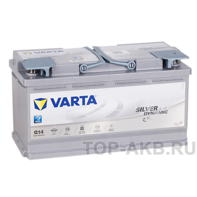 Аккумулятор Varta Silver Dynamic AGM G14 95 Ач (Start-Stop) 850A ...
