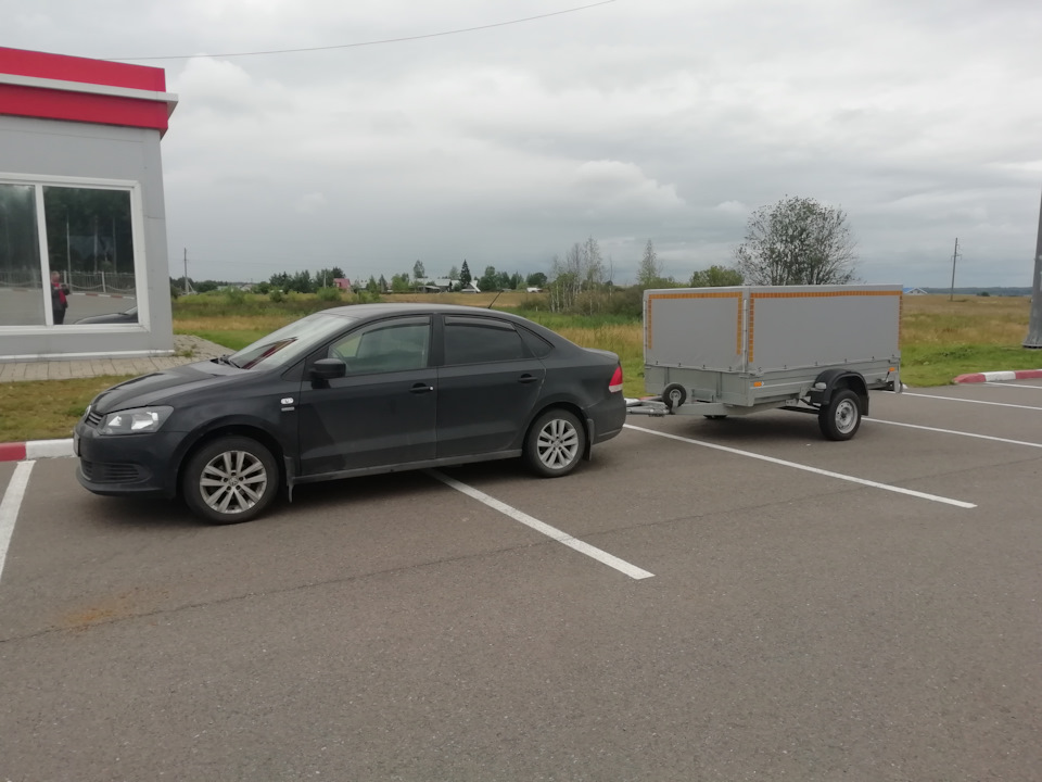 Прицеп__его применение с поло — Volkswagen Polo Sedan, 1,6 л, 2013 года ...