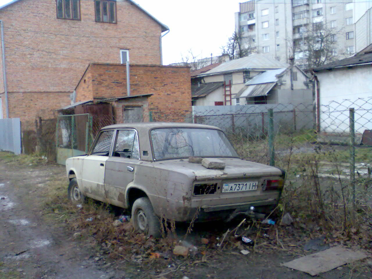 Заброшенные машины ВАЗ 2107