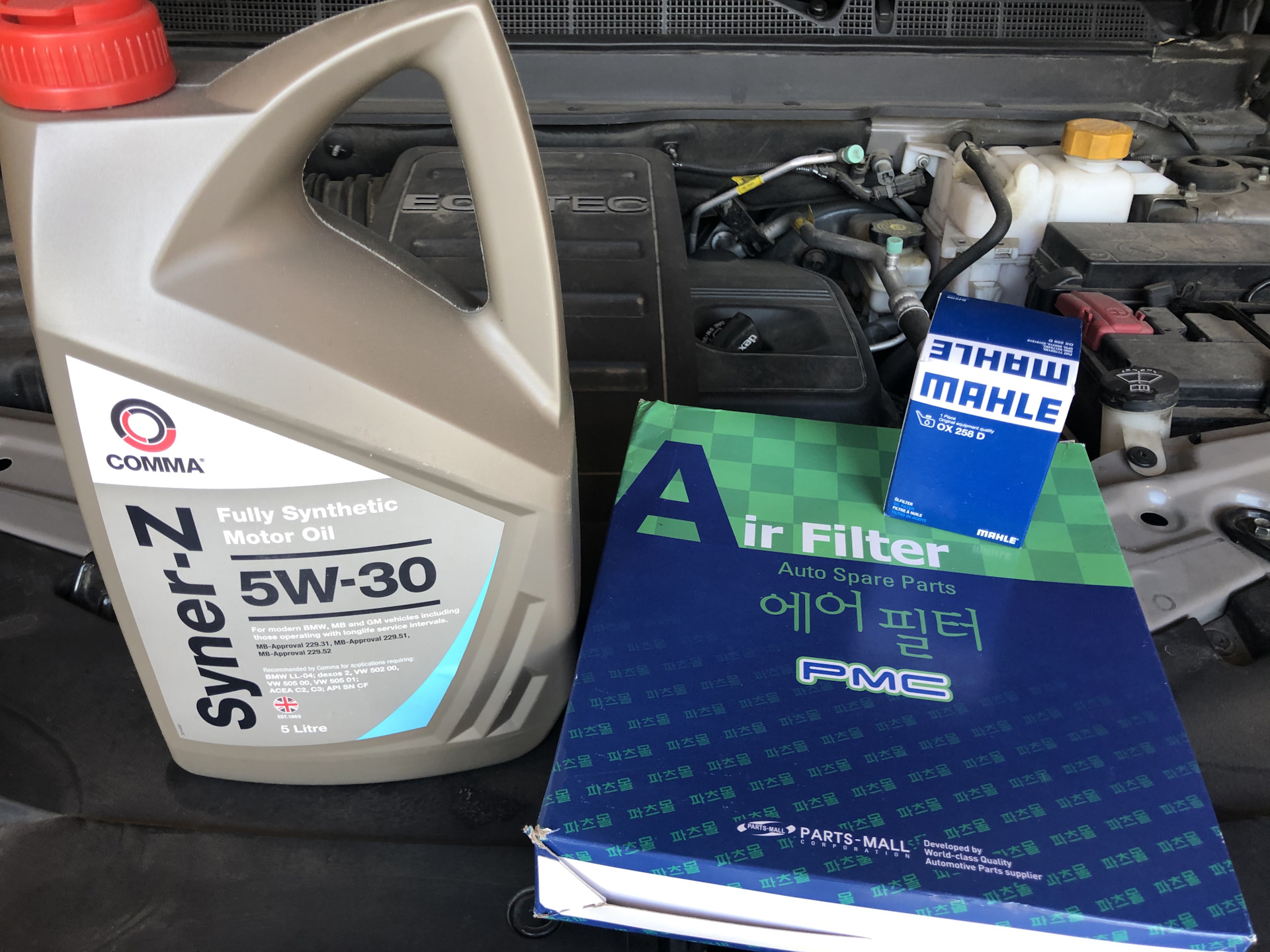 Замена масла в двигателе Chevrolet Captiva 2,4 — Chevrolet Captiva (1G ...