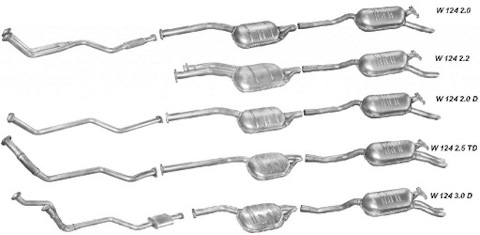 Готовим систему выхлопа к обновлению. Часть 2. - Mercedes-Benz 190 (W201), 2 л, 