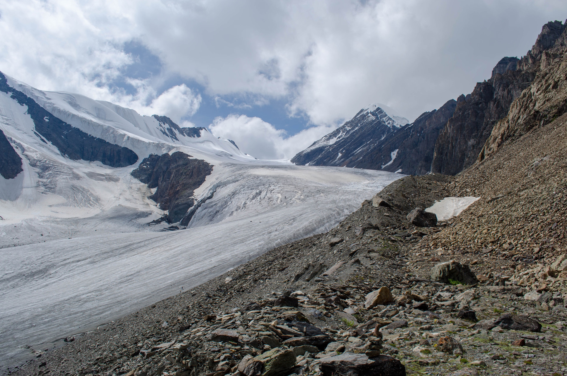 Ледник Потанина на Алтае