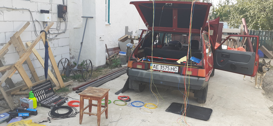 Замена проводки… Начало… — ЗАЗ 1102, 1,2 л, 2002 года | своими руками ...