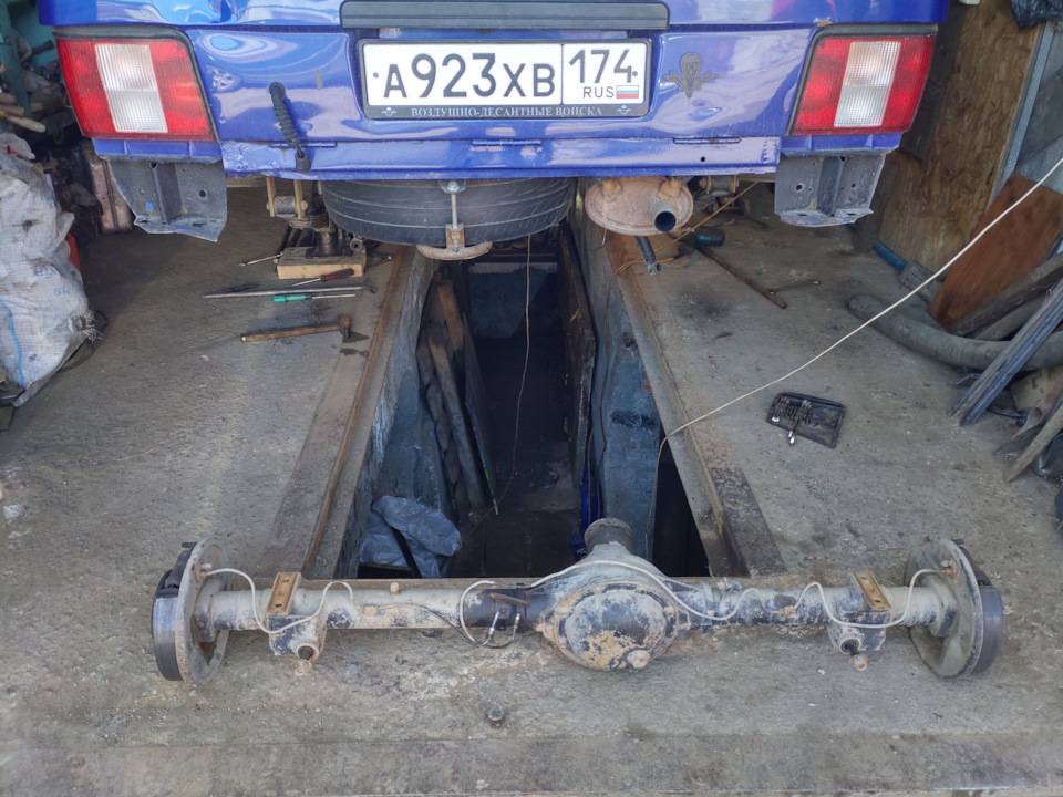 85. Задний мост от ВАЗ НИВА в Иж Оду — ИЖ 27171, 1,8 л, 2004 года ...