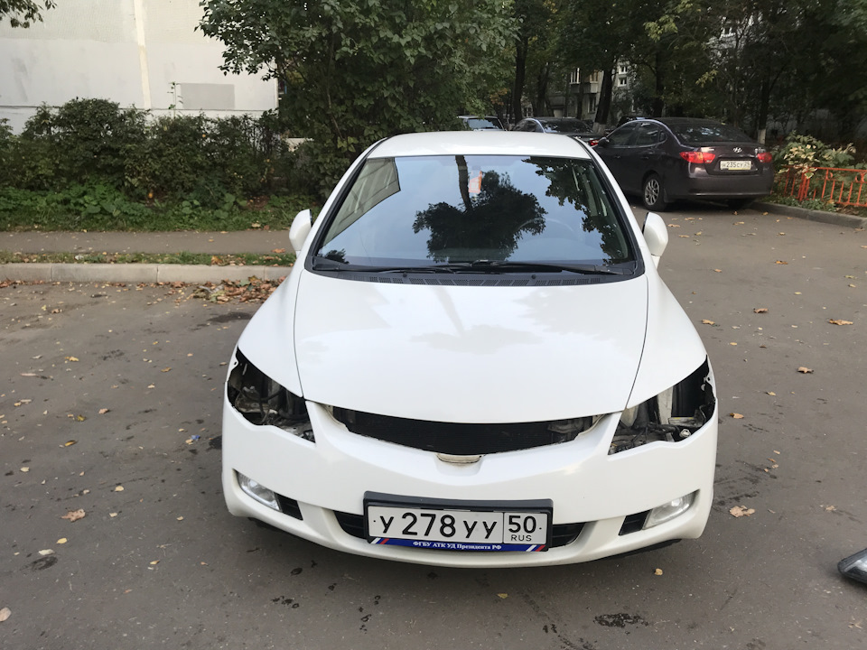 Полировка honda civic 4d