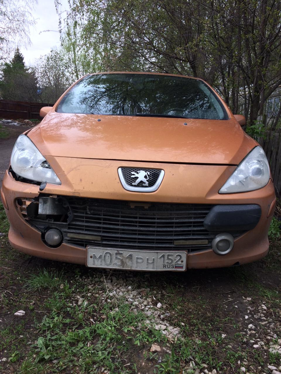 Машина продана после дтп — Peugeot 307, 1,6 л, 2006 года | продажа машины |  DRIVE2