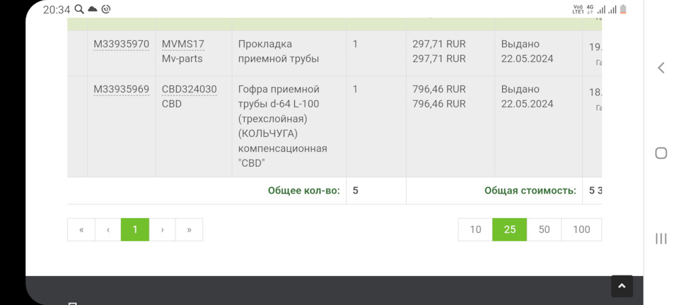 Ремонт выхлопа, замена гофры — Dodge Caliber, 2 л, 2007 года | своими ...