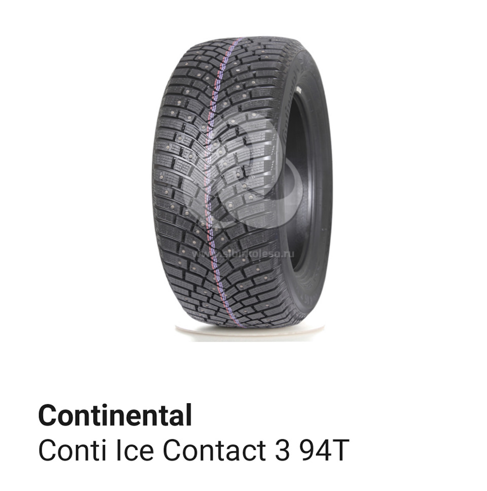Continental Conti Ice Contact 3 — Toyota Corolla (140/150), 1,6 л, 2013 ...