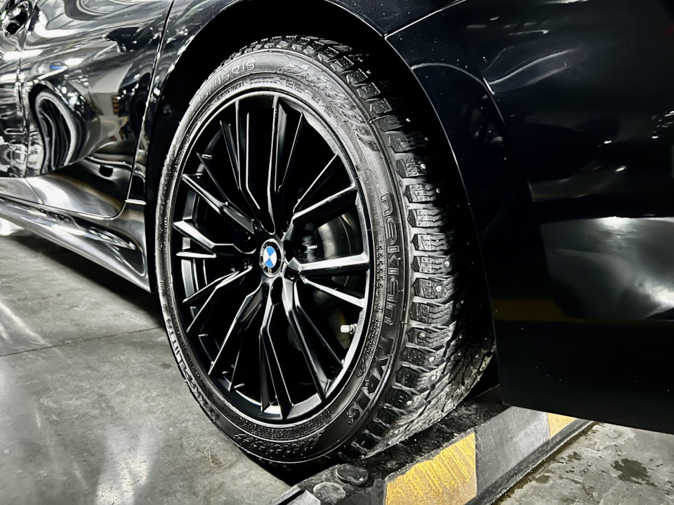 Белый снег зазывает четкие чёрные диски ) — BMW 3 series (G20), 2 л ...