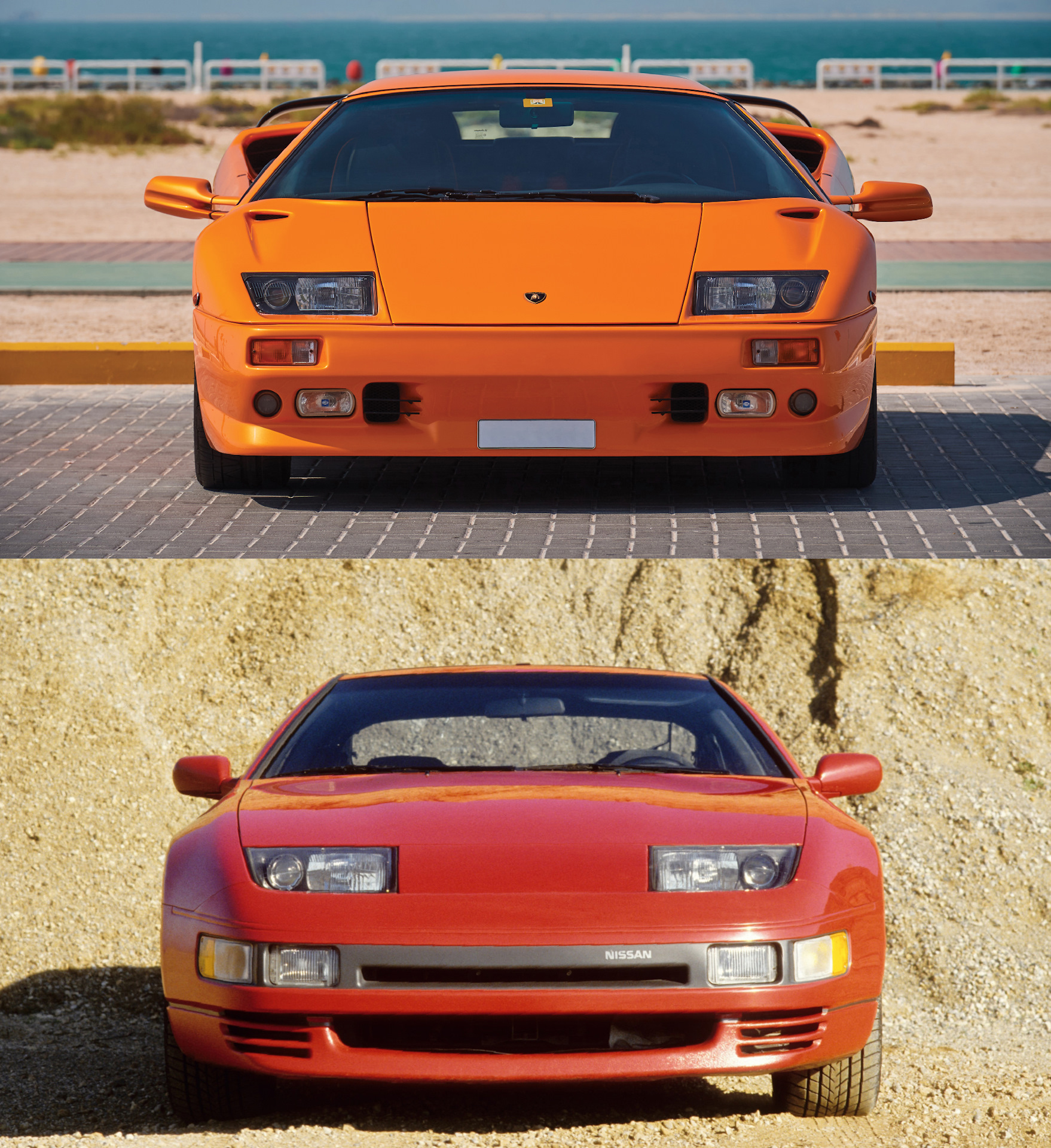 Lamborghini Diablo фары Слепые