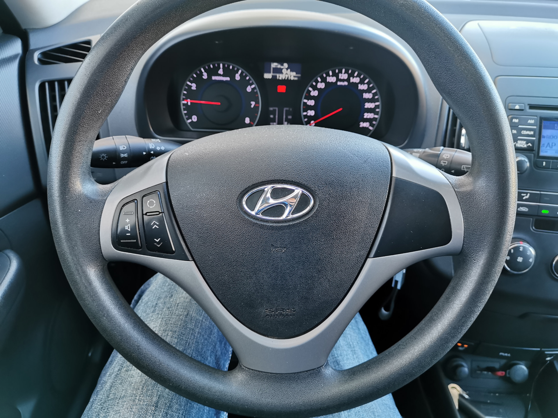 Как снять руль хендай ай30