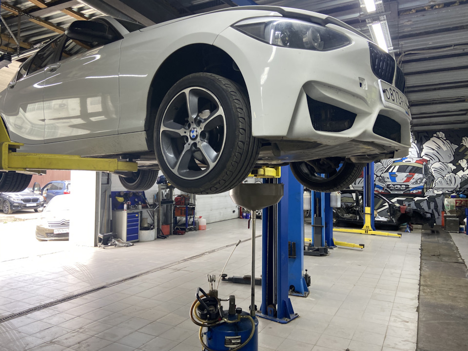 ТО + замена пробок на блоке — BMW 1 series (F20), 1,6 л, 2013 года ...