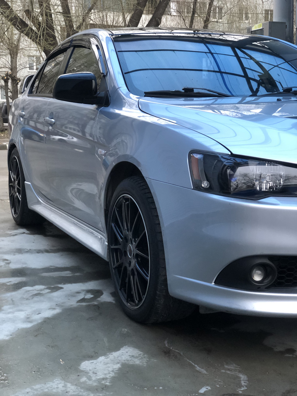 Рестайлинговые накладки на пороги☑️ — Mitsubishi Lancer X, 2 л, 2013 года |  тюнинг | DRIVE2