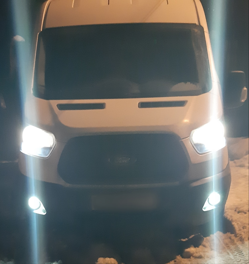 Установка противотуманок и их замена на Valeo LED — Ford Transit (8G), 2,2  л, 2018 года | своими руками | DRIVE2