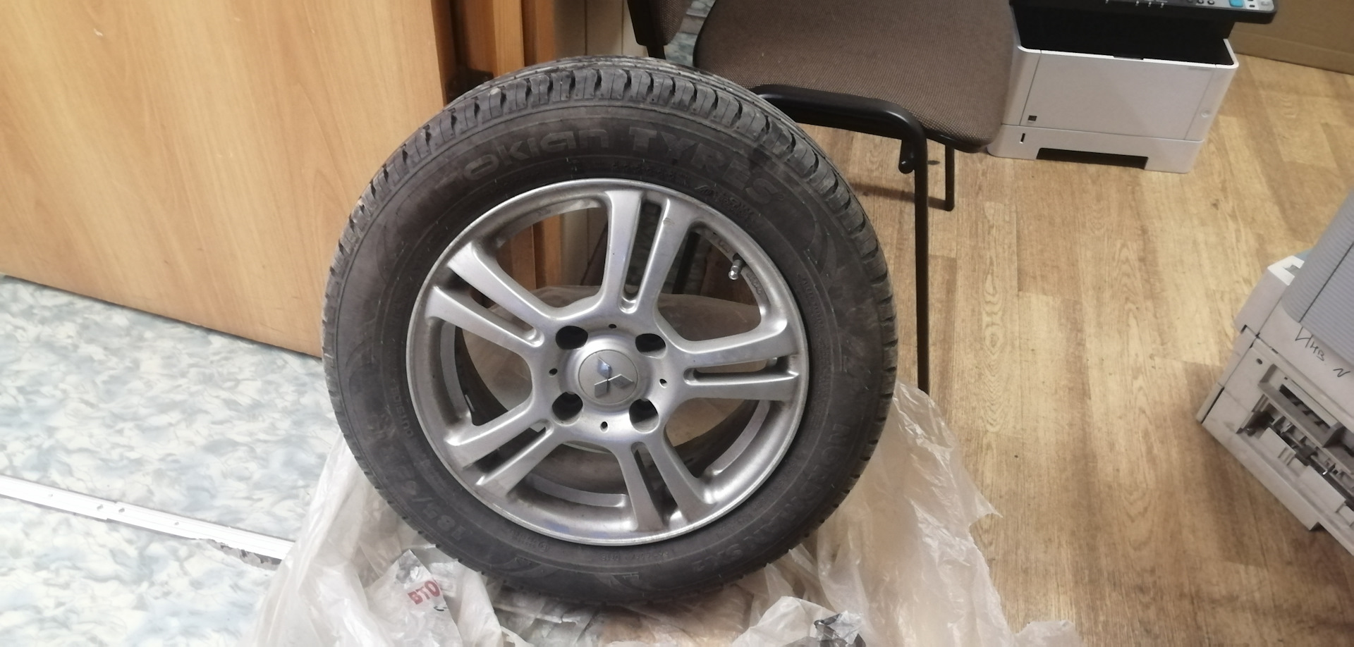 Летняя резина Nokian Nordman SX2 — Mitsubishi Lancer IX, 1,6 л, 2007 ...