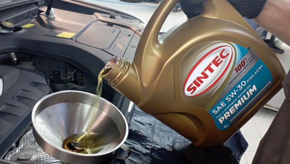 Анализ отработки масла SINTEC Premium 5W-30. — Geely Atlas (1G), 2,4 л ...