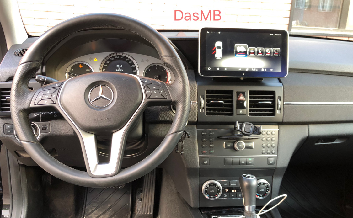 Снятие магнитолы glk 220