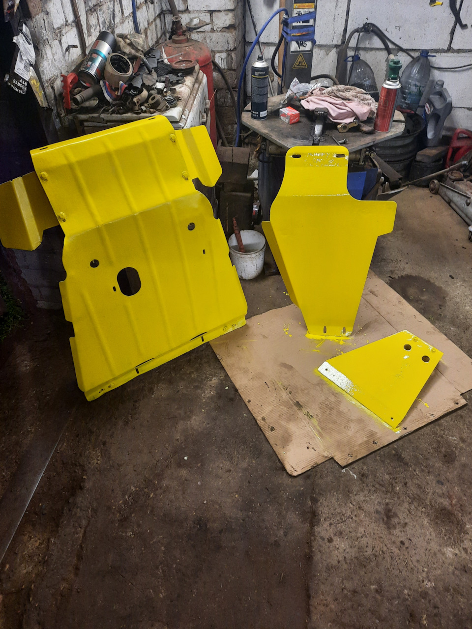 Защита картера, кпп, раздатка. — Chevrolet Niva GLX, 1,7 л, 2006 года ...