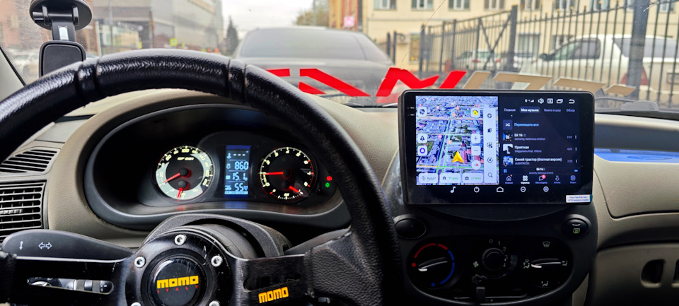 2-din Android-магнитола Kalina 1 | BOS-MINI B8 9" 8/128 — Lada Калина ...
