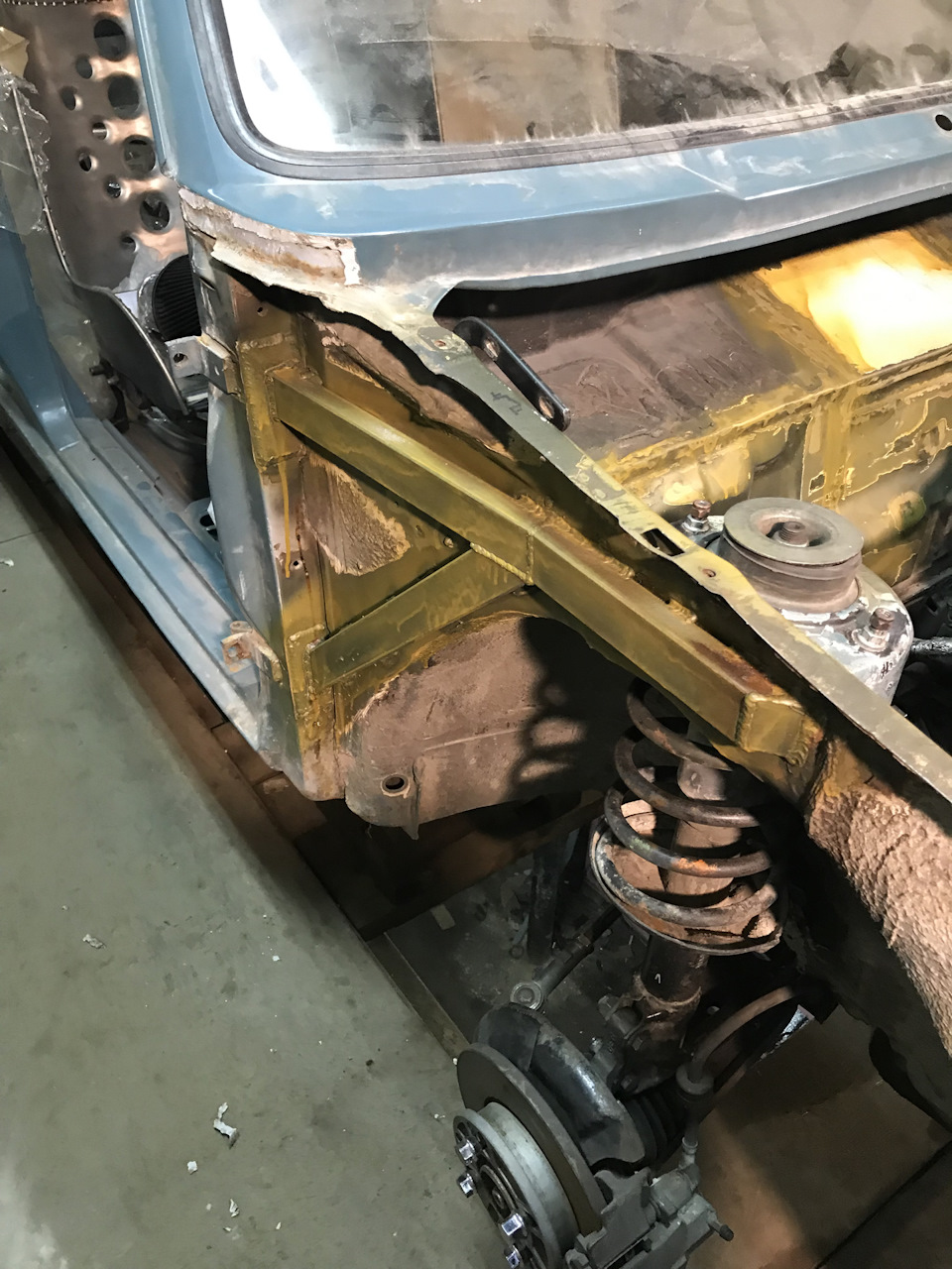 Шейвинг подкапотного пространства — Volkswagen Golf Mk1, 1,7 л, 1979 ...