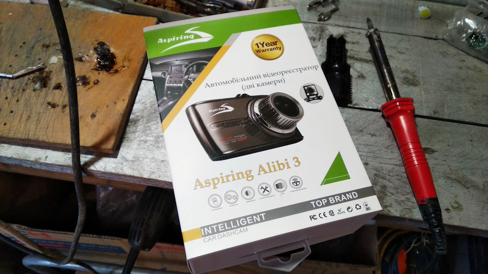 Регистратор на две камеры. Подключение к плафону. — Renault Scenic II ...