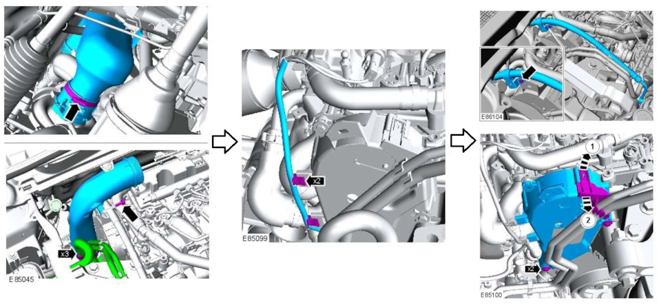 Слетел ремень ГРМ. Последствия… — Land Rover Freelander 2, 2,2 л, 2011 ...