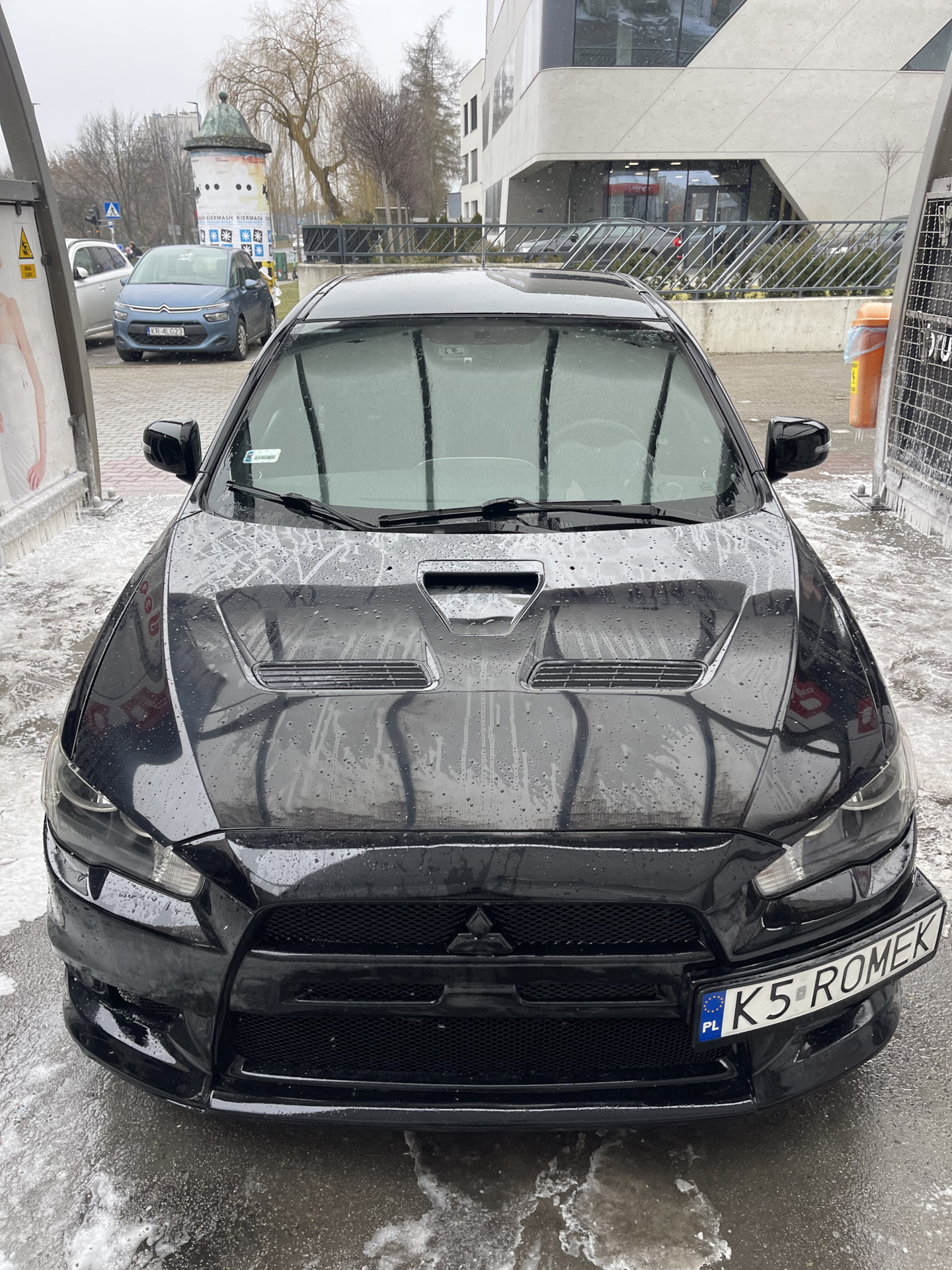 Капот от EVO X — Mitsubishi Lancer X, 1,8 л, 2008 года | стайлинг | DRIVE2