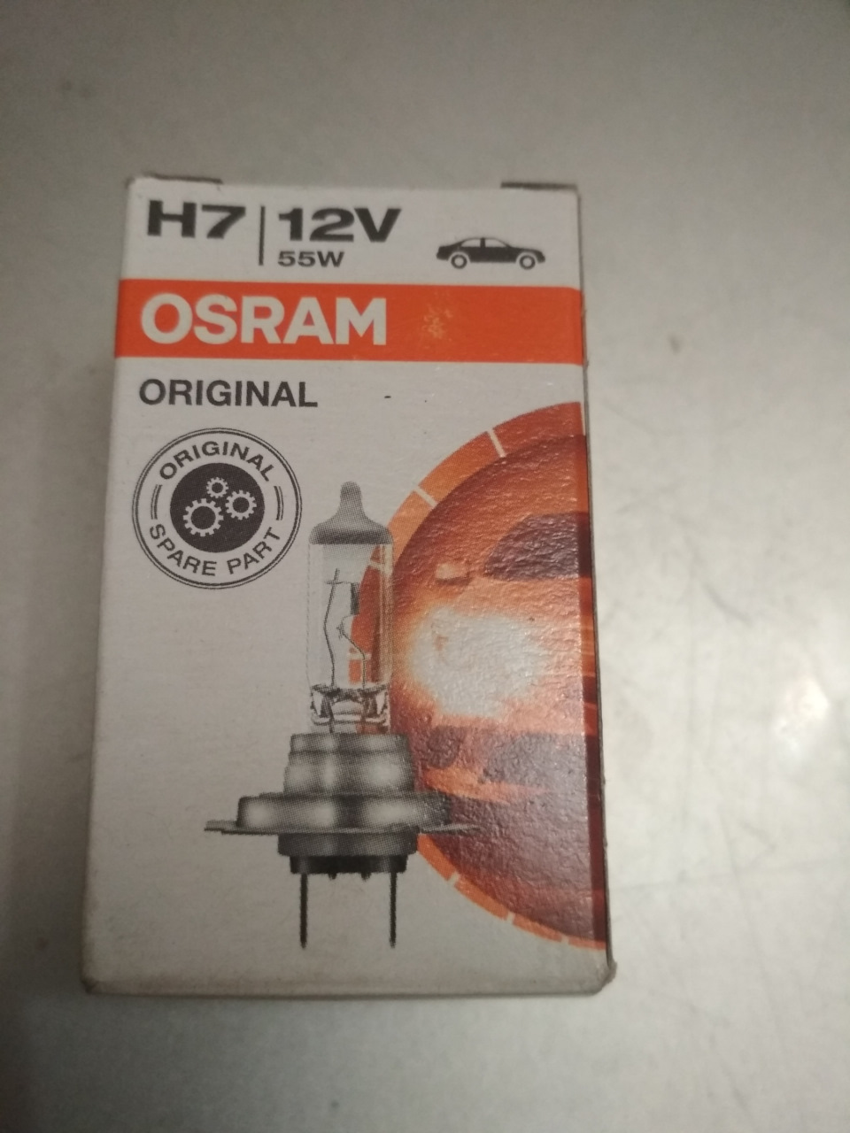 Лампа ближнего H7 12v 55w — Lada Приора седан, 1,6 л, 2012 года ...
