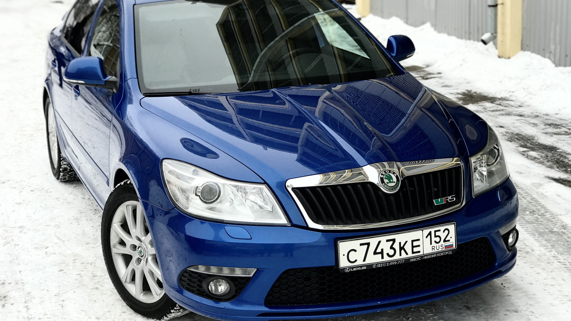 Skoda Octavia RS A5 Mk2 2.0 бензиновый 2011 | Blue Top⬆️ на DRIVE2