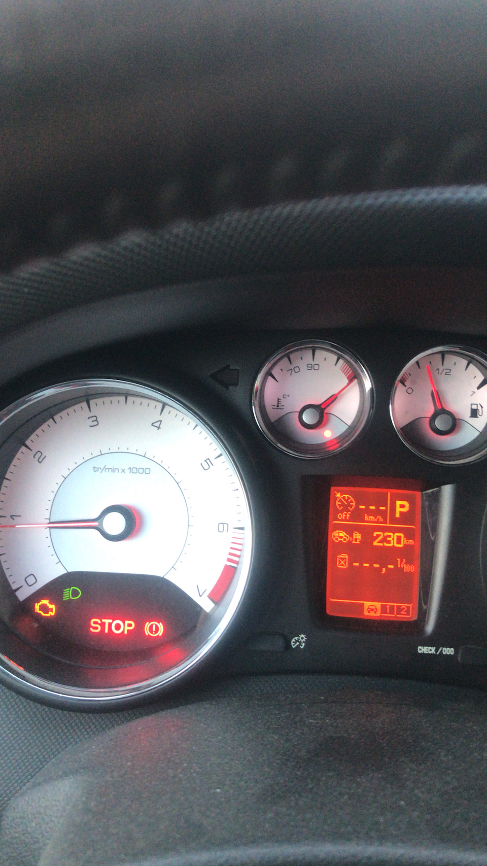 engine temperature too high РїРµР¶Рѕ 308