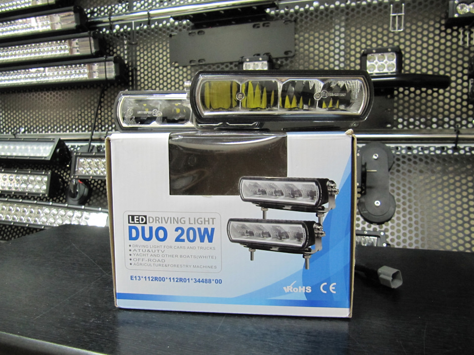 Фары дополнительного ближнего света на LED OSRAM — Hummer H2, 6 л, 2007 ...