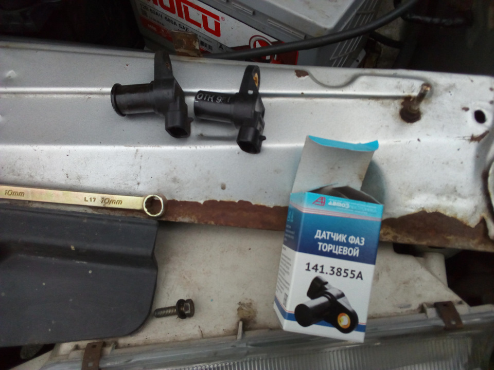 Замена датчика фаз ДПРВ — Lada 2114, 1,6 л, 2007 года | поломка | DRIVE2
