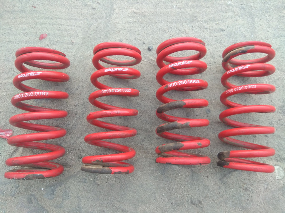 Состояние пружин до окраски — Honda Civic Hatchback (5G)